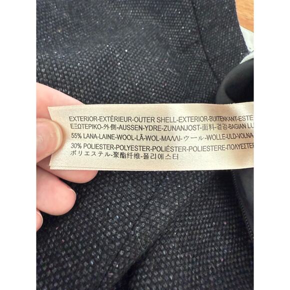 Massimo Dutti High Waisted Tweed Wool Trousers Size US 8 - Picture 8 of 8